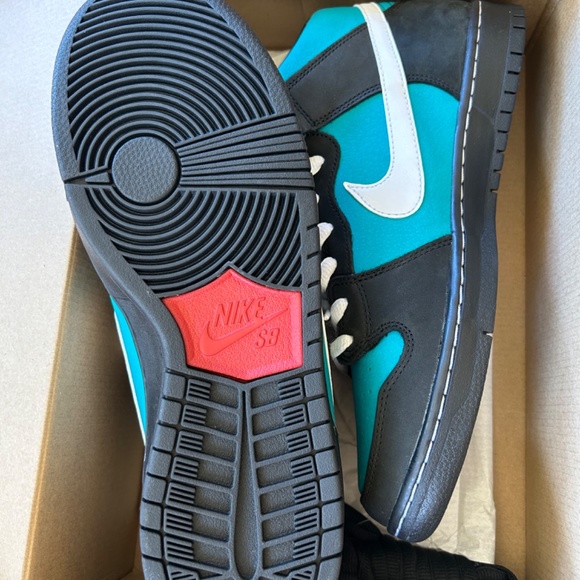 Nike Griffey SB Dunk Mid Black/ freshwater size 10 main image 6